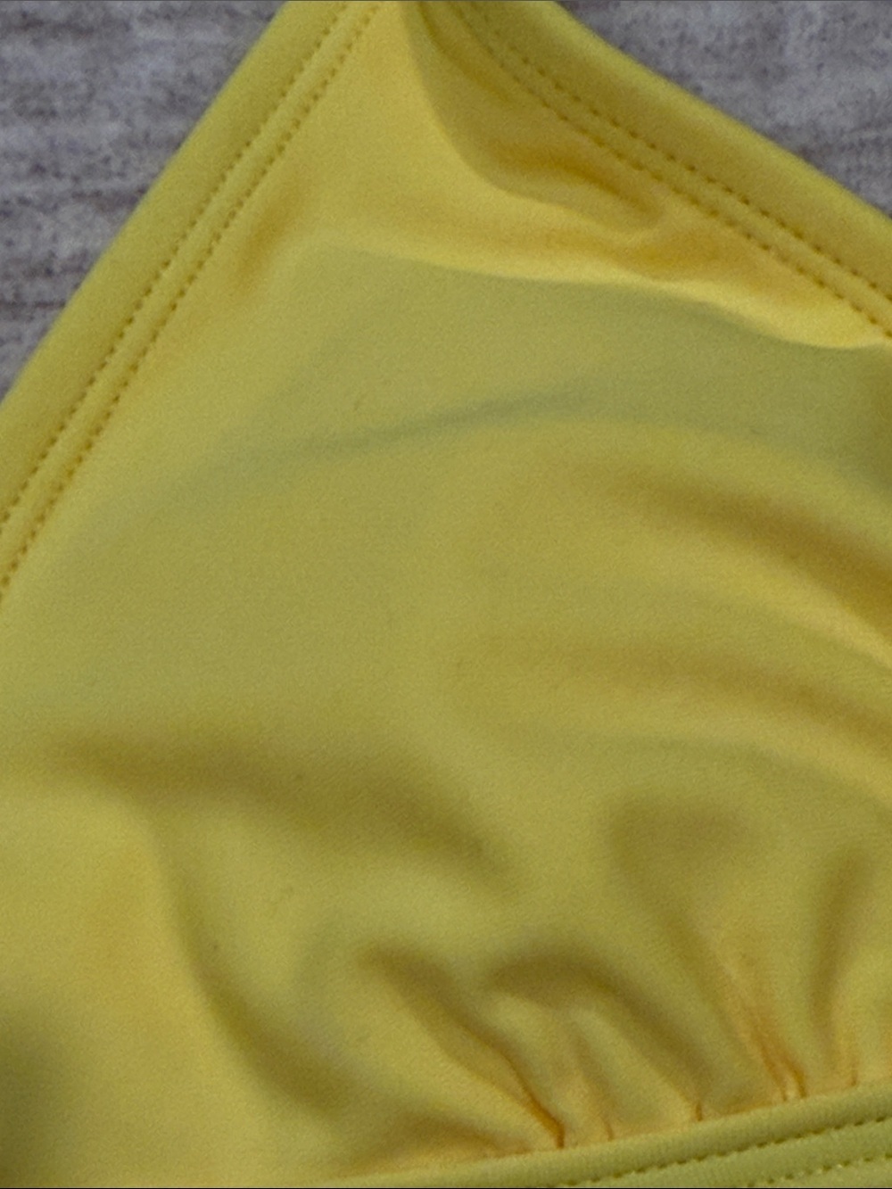 Bikini girls size 9 Bright Yellow Triangle Bikini Set - Picture 5 of 11